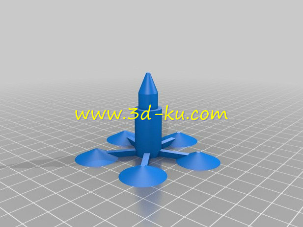 火箭形状的可堆叠的C模型的图片1