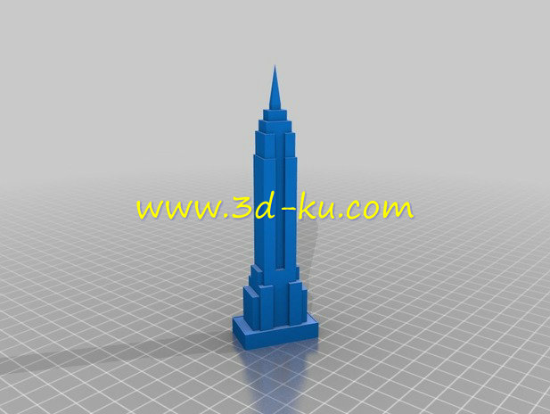 美国帝国大厦，高模型的图片2
