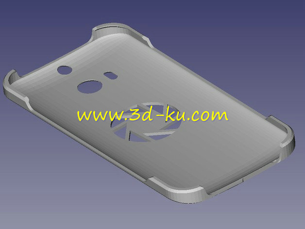 HTC one M8 手机壳模型的图片1