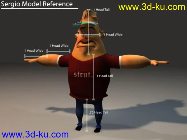 国外网上下载的胖胖先生模型的图片1