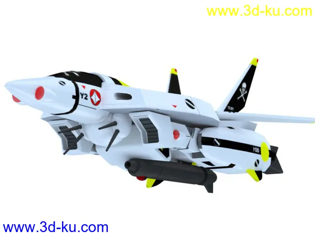 科幻战机有点像VF-19！！模型的图片3