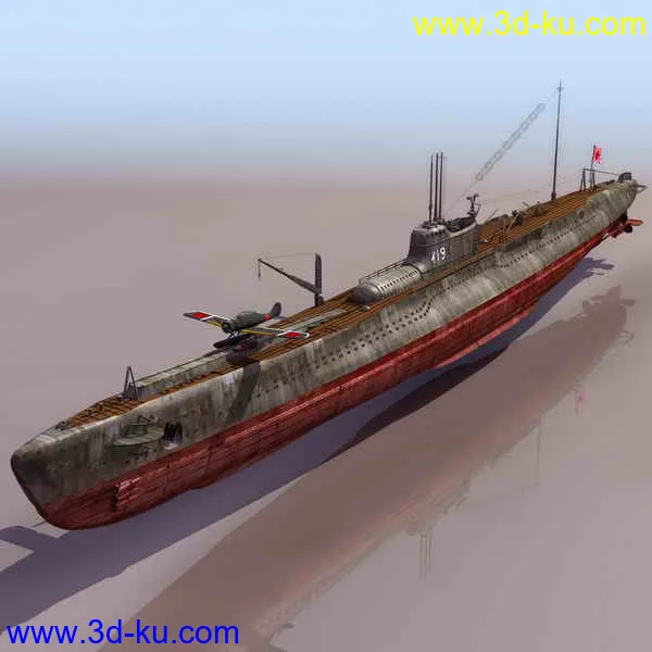 五艘潜水艇模型的图片4