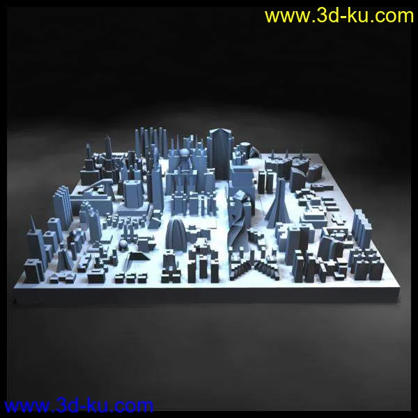 未来城市全景模型的图片1
