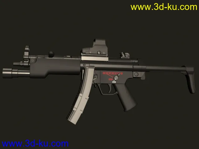 MP5 加surefire护木模型的图片1