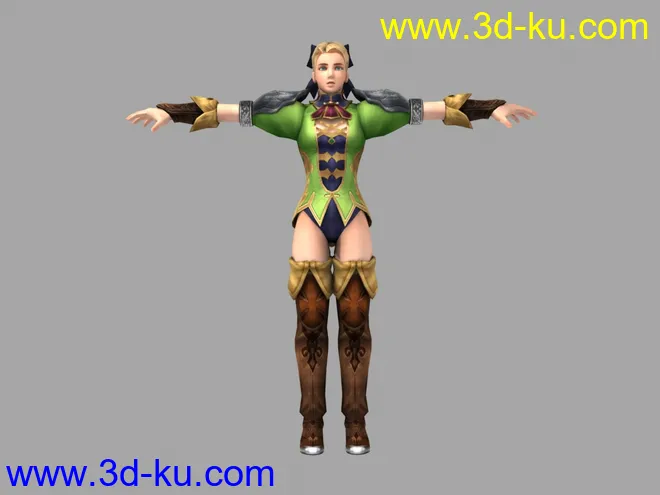 【卡尔共享29】《灵魂力量2》女角色[XBOX游戏机][日本Tecmo]模型的图片4
