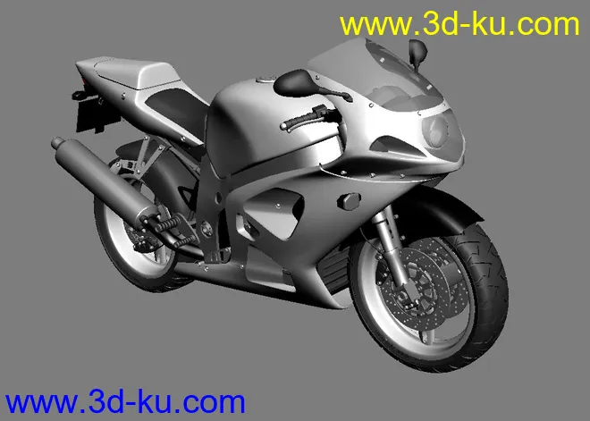 原创的摩托车..不是转载...自己做的..拿上来和大家分享模型的图片2