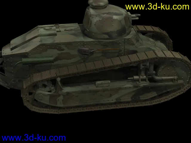 FT17-BER坦克模型的图片1