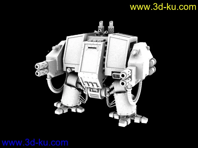 超级精细的机器人模型带骨骼IK的图片1