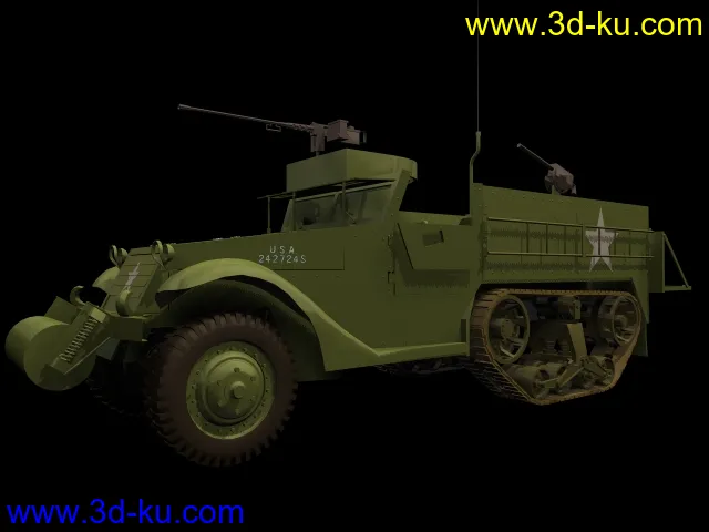 M3-A装甲车模型的图片1