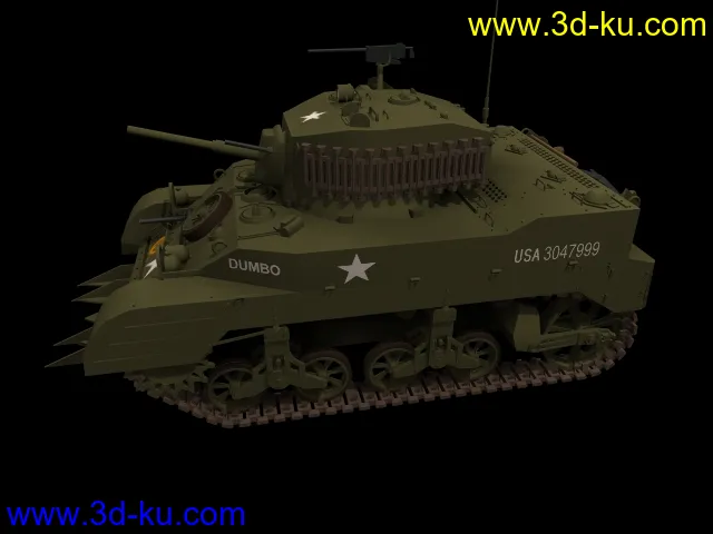 M5A1坦克模型的图片1
