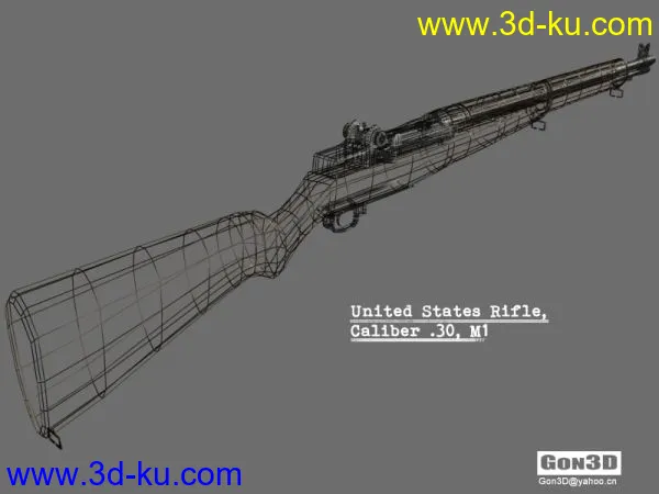 实用模型M1加兰德步枪的图片2