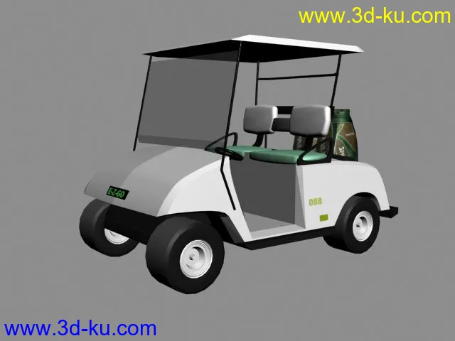 自己做的高尔夫球车模型的图片1
