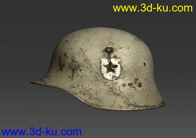 二战头盔一个-最近做的  大家批吧模型的图片1