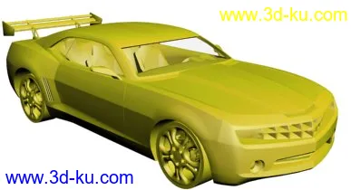 变形金刚电影中的大黄蜂车模模型的图片1