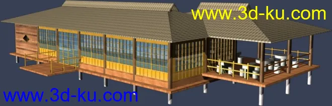 一套室外建筑模型-----------观景台的图片5