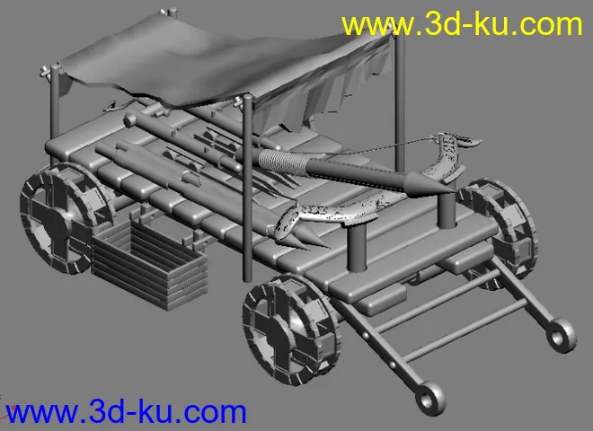 古代弩车模型的图片1