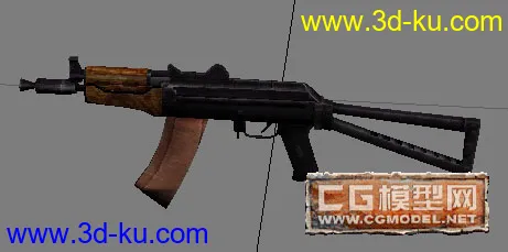 《战地１９４２》AKS-47U冲锋枪模型的图片1