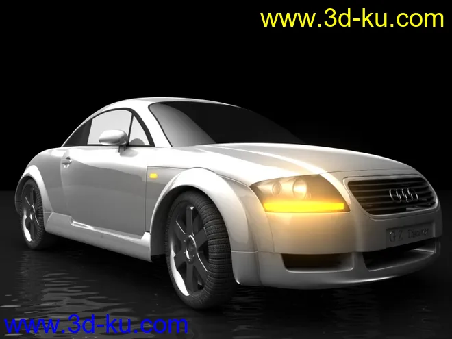 车模-产品级渲染(带材质 灯光) 申精模型的图片1