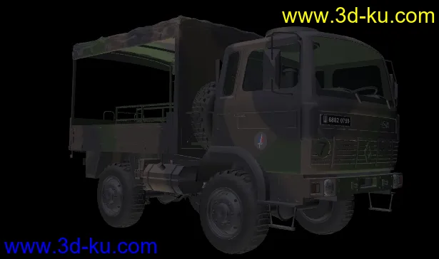 军用卡车模型下载的图片1