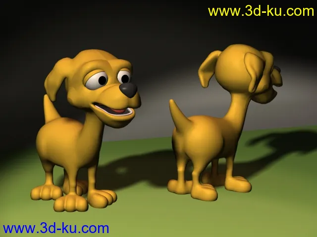 小黄狗模型的图片1