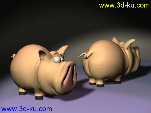 猪模型的图片1