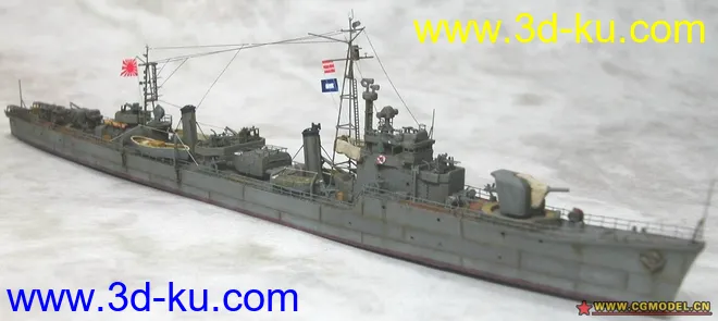 原创_二战德军巡洋舰_3DMAX7模型的图片2