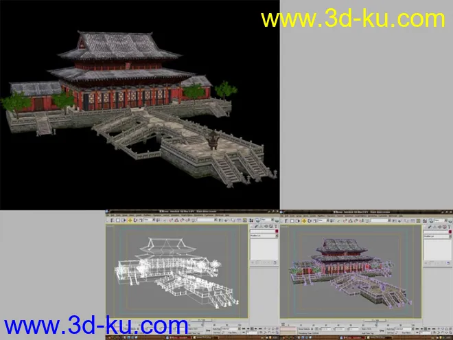 中国古代建筑房子之③模型的图片1