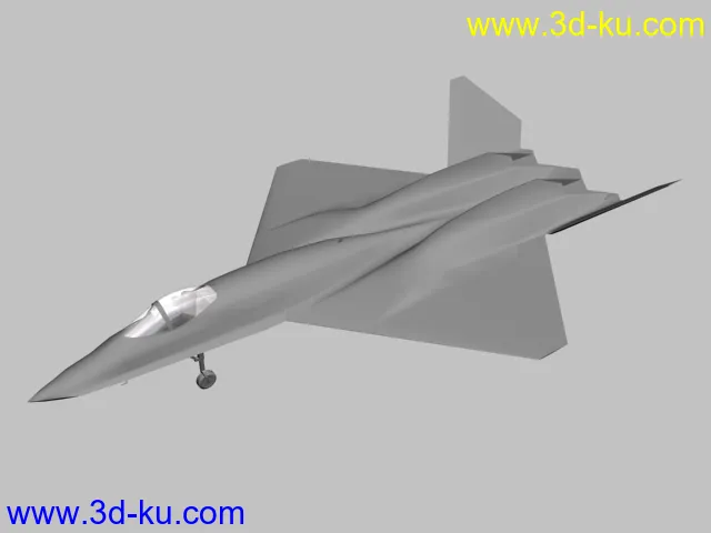 [高模][YF-23隐身战斗机][max、3ds、obj格式]新人拜山模型的图片1