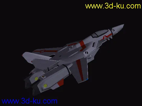 太空堡垒 变形战斗机VF1J、VF1A模型，obj格式，无贴图的图片2