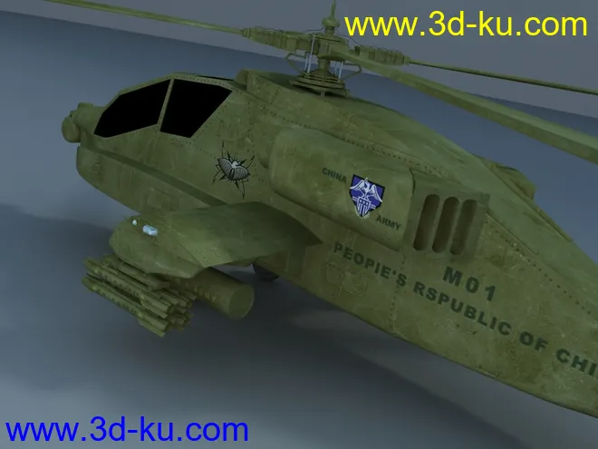 [原创模型] AH-64 Apache “阿帕奇”的图片5