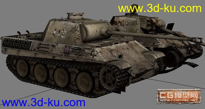 《战地１９４２》豹式G型模型的图片1