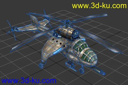 自己做的直升机，游戏可用，觉得可以就下载吧模型的图片1