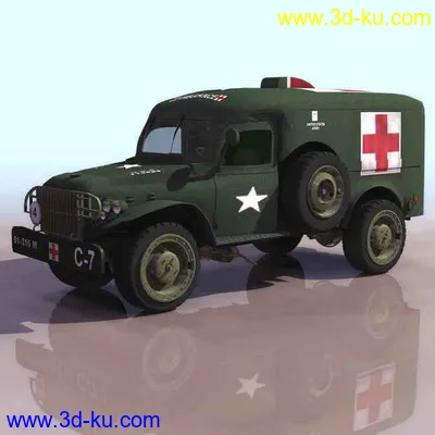 军用车辆~！3Ds模型的图片8