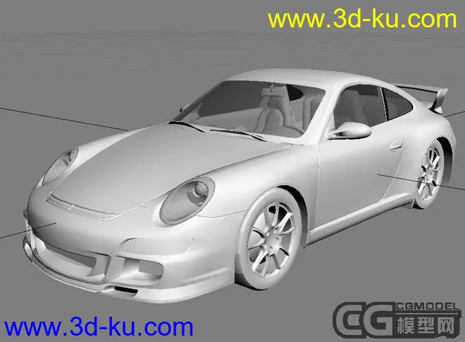 保时捷Porsche 911 (997) GT3 v2.0 带內装模型的图片2