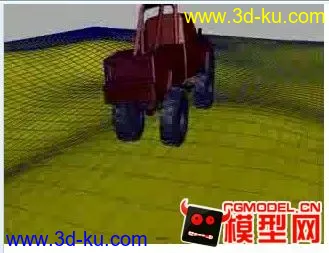 maya小卡车动画（专门的约束训练）模型的图片1