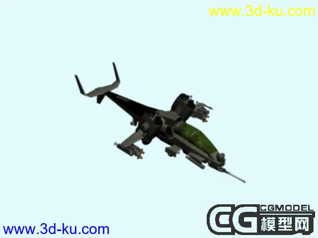 一科幻直升机模型的图片1