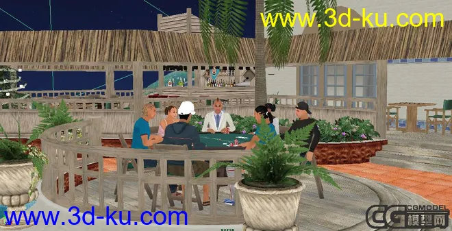 国外赌博游戏场景模型的图片2
