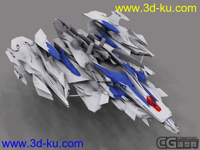 宇宙战舰[942kb/obj格式]模型的图片3