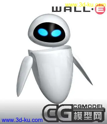 机器人总动员 可爱的机器人EVE模型的图片2