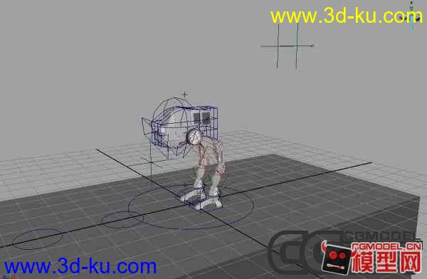 机器人带骨架动画模型的图片3