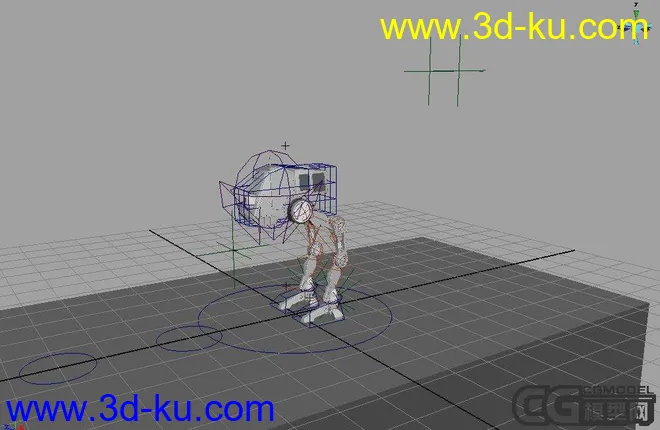 机器人带骨架动画模型的图片2