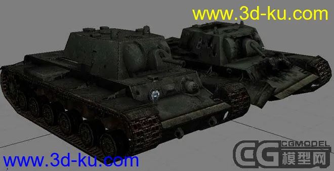 《战地１９４２》KV1坦克模型的图片2