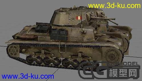 《战地１９４２》m13-40轻型坦克模型的图片1