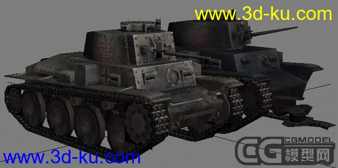 《战地１９４２》P38坦克模型的图片1