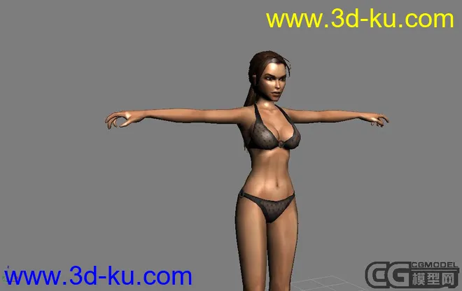 女子3D模型的图片1