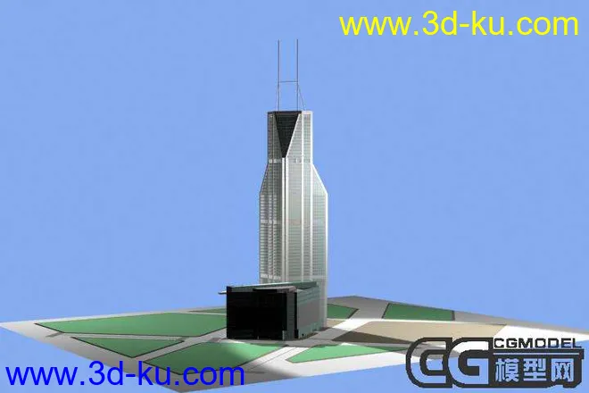 世贸大厦建筑模型的图片1