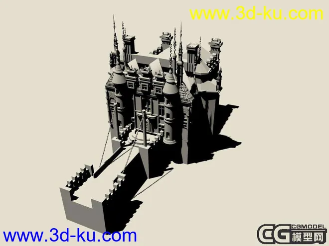 以前的城堡模型的图片1