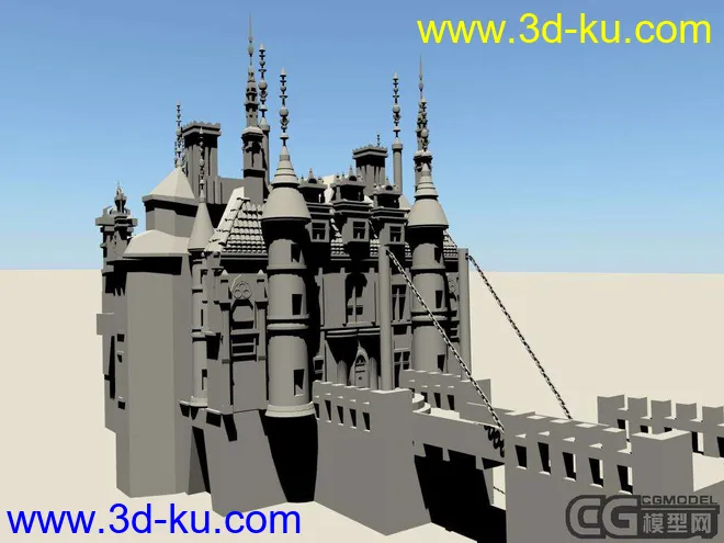 以前的城堡模型的图片2