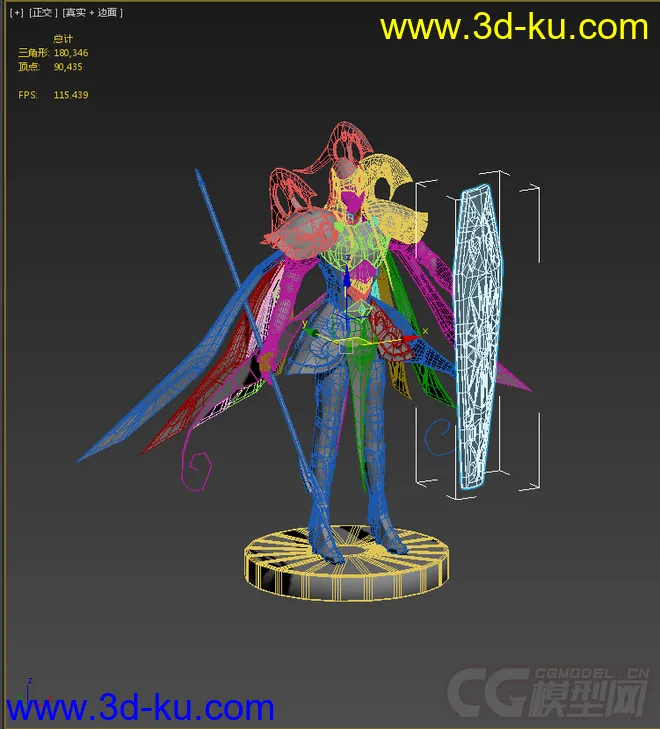 圣斗士 战神阿瑞斯，女战士模型的图片2
