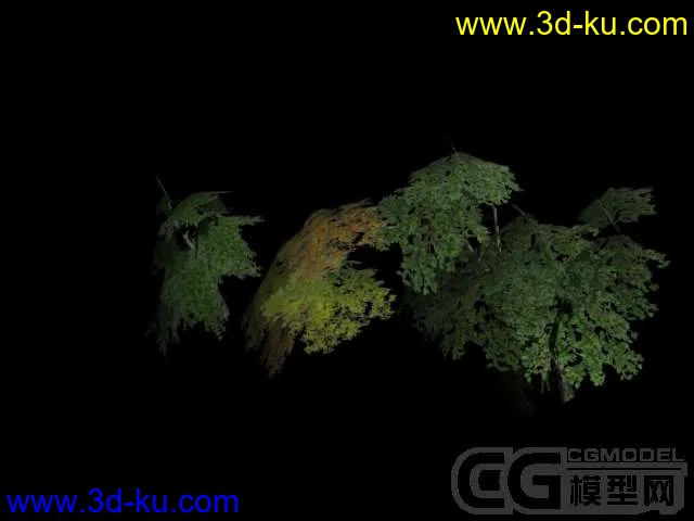 游戏场景中低模山树模型的图片1